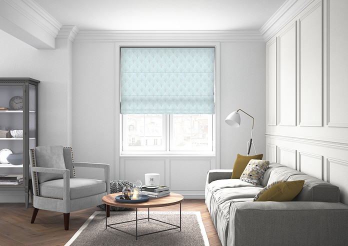Boudoir, Sky - Twist&Fit Roman Blind - Image 5